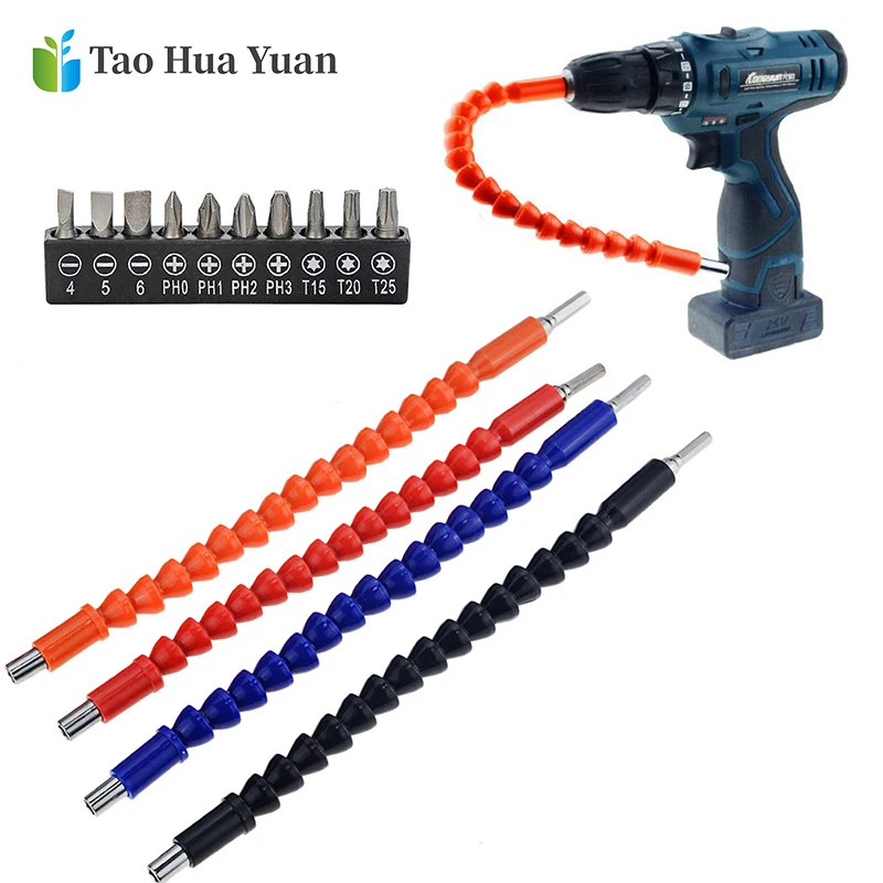 Flexible Hex Shaft Drill Bits Extension Screwdriver Drill Shaft