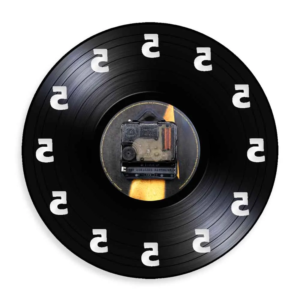 Часы на стену всегда пять часов настенные часы 5 с реальной виниловой пластиной