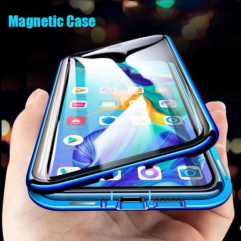 RDCY Magnetic Glass case for Redmi 9 8 8A K30 K20 Pro phone For note 8T 8Pro Note 9s 9Pro glass | Мобильные телефоны и