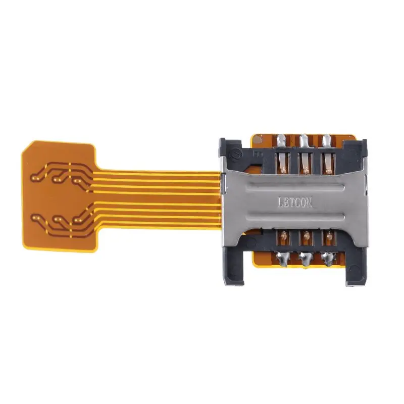 SIM Card SD Adapter Hybrid Double Dual SIM Card Adapter for android Phone Extender Nano Mic