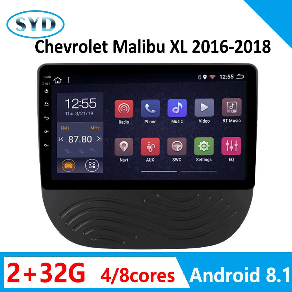 

GPS Navigation For Chevrolet Malibu XL 2016 2017 AutoRadio 2G+32G Multimedia System Android 8.1 9" with WIFI/TV/Carplay/Hot spot