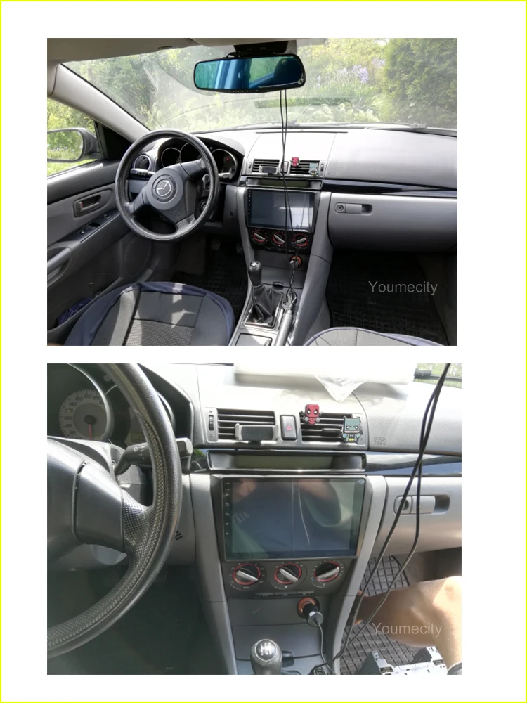 Best Android 9.0 Car DVD for Mazda 3 2006-2008 GPS radio video Multimedia player Capacitive IPS Screen wifi Rds Octa Core Navitel 9