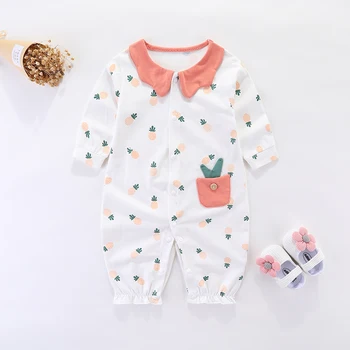 

Autumn Newborn Unisex Cotton Baby Romper Long Sleeve Toddler Korean Set Jumpsuit Baby Romper Onesie Ropa Bebe Body Suit BW50PF
