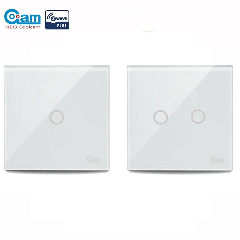 НЕО Coolcam nas sc01z Z Wave плюс настенный выключатель света 2ch банды домашней