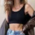 Women Tank Tops Streetwear Push Up Cropped Top for Female Lounge Solid Color Casual Sexy Lingerie Wirefree Camisole Fashion Girl 1