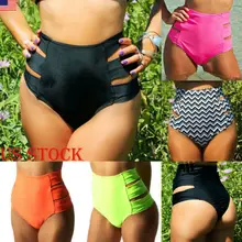 Новинка, летний женский купальник бикини с высокой талией, бразильский купальник с v-образным вырезом, купальный костюм, купальный костюм