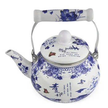 

2.5L large capacity enamel water kettle tea set wineware coffee pot induction cooker household thickened cold kettle milk pot
