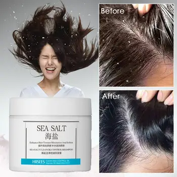 

Anti-Dandruff Sea Salt Shampoo Control Oil Relieve Itching Anti-Mite Hair Growth Hair Loss Restoration Hair Shampoos Hair Care
