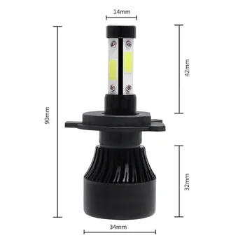 

Spotlight Headlights Shockproof Replacement IP68 Conversion H4 375000LM