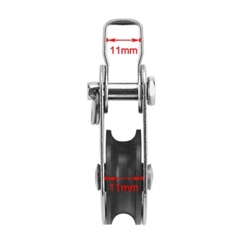 

For Kayaking Boat Water Sport Pulley Nylon Sheave Block Removable Pin Lifting