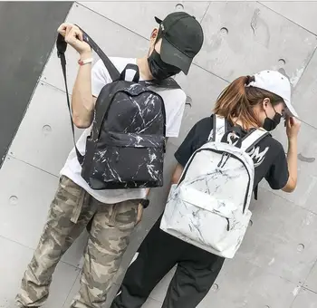 

Backpack large capacity new simple schoolbag Yuansu bag Korean version Ulzzang Student Backpack