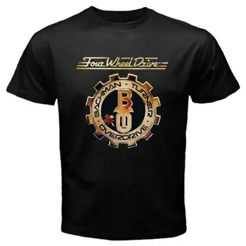 

New Bachman–Turner Overdrive Album Cover Men's Black T-Shirt Size S-3XL