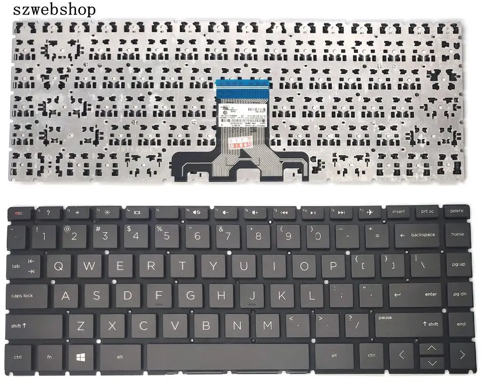 Новая черная клавиатура с подсветкой для HP Pavilion 14-ce0000 14-ce1000 14-ce2000 14-CE 14-ce0064st 14-ce0068st