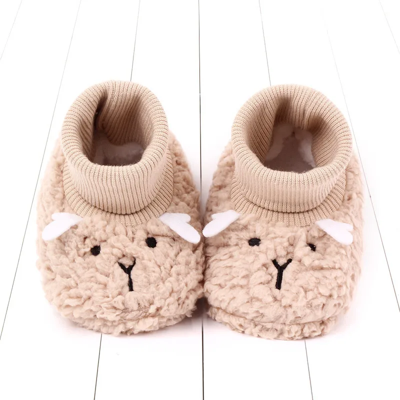 DOGEEK/Универсальные теплые ботинки для новорожденных; обувь для малышей; обувь для маленьких девочек и мальчиков; нескользящие зимние ботинки с мягкой подошвой для малышей 0-18 месяцев