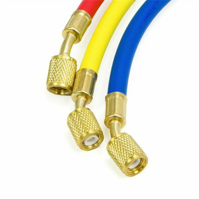 

New R410A R22 R404A HVAC A/C Refrigeration Charging Service Manifold Gauge Set Home Accessories Tools Replacement