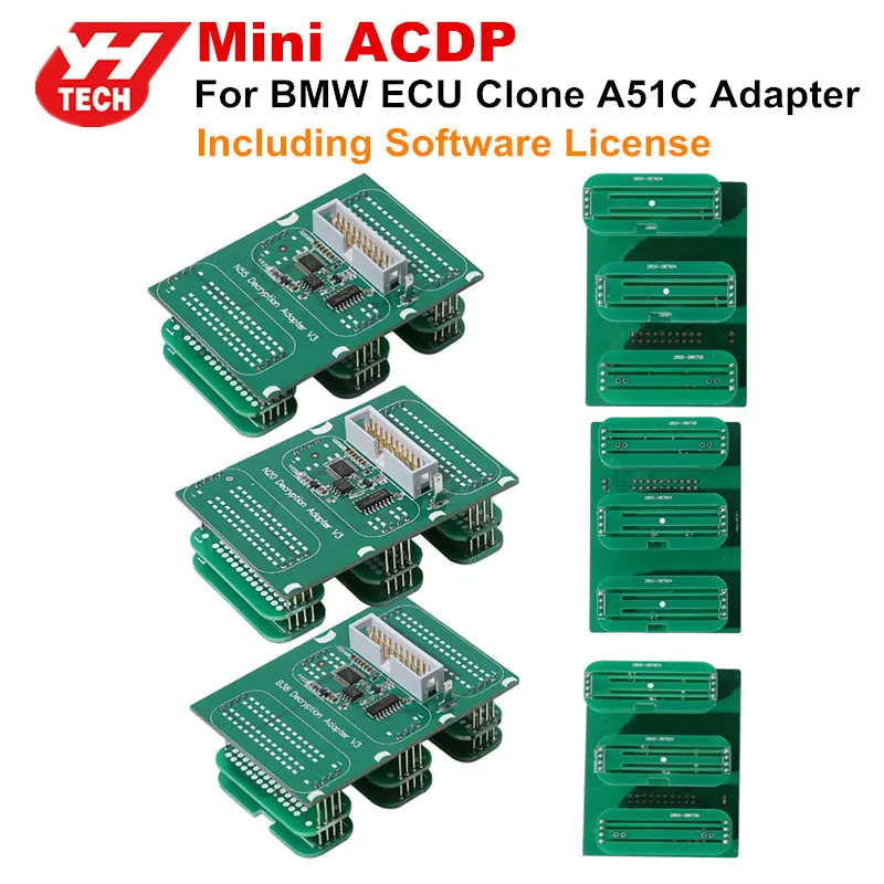 [Корабль США] Оригинальный Yanhua Mini ACDP для BMW A51C ECU клон адаптеры N13/N20/N63/ S63/ N55/ B38 DME +