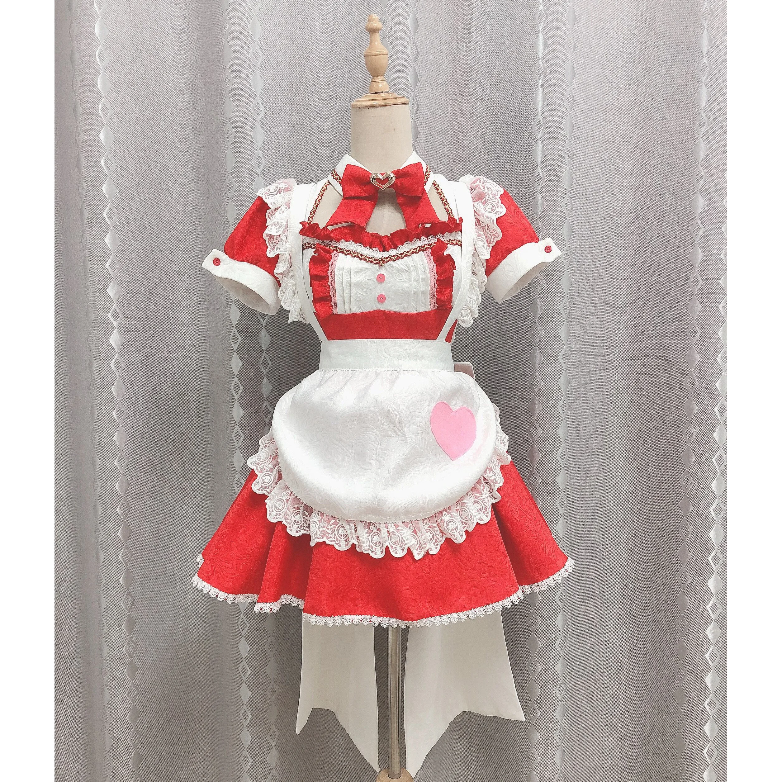 

[Customized] Anime Sword Art Online AsunaYuuki Maid Outfit Uniform Cosplay Any Size Costume Halloween Women Free Shipping 2020