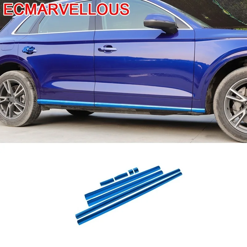 

Auto Body Trunk Front Bumper Wing Mirror Automobile Decorative Chromium Car Styling Decoration Covers Protecter 18 FOR Audi Q5L