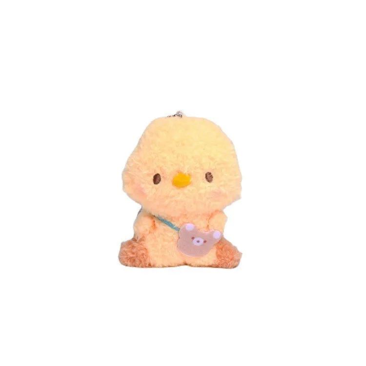 new Little bear kindergarten plush doll pendant bag pendant stuffed soft good quality fashione sweet doll couple birthday gift 6