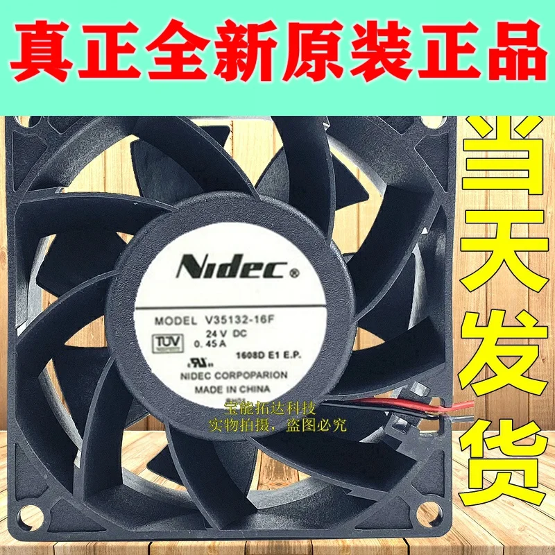 

Freeshipping Nidec 8cm Axial Fan V35132-16F 24V 0.45A Frequency Converter Fan