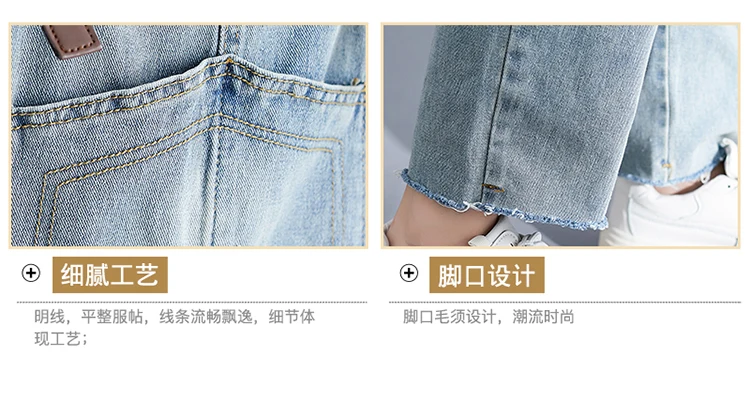 Jean Jumpsuit Casual Washed Denim Rompers European Style Plus Size Cowboy hole Bib Overalls For Women Suspenders harem pants