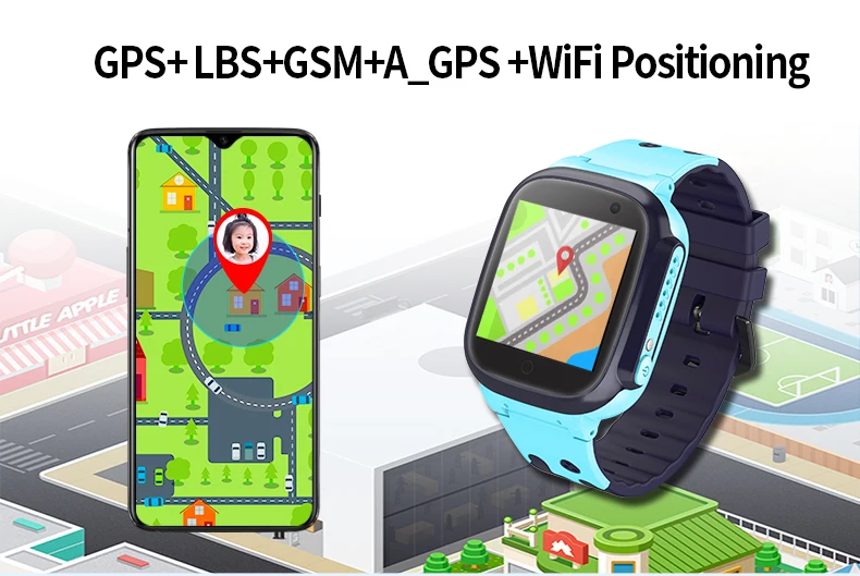 Детские умные часы gps LBS WiFi трекер местоположения IP67 водонепроницаемый SOS анти-потеря 2G Детские умные часы для Рождественский подарок Minibear