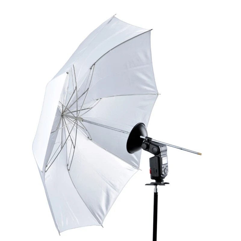 Godox AD-S5 화이트 접이식 디퓨저 소프트 우산, WITSTRO AD-180 AD-360 플래시 스피드라이트용, 37 인치