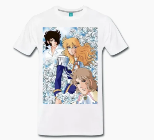 Футболка PERSONALIZZATA LADY OSCAR CARTONE ANNI 80 S-M-L-XL-2XL-3XL