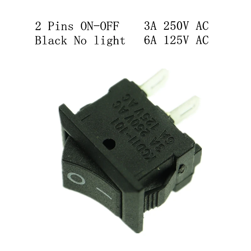 2脚 2档 黑色无灯