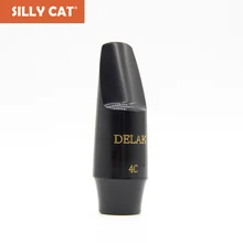 1 шт. французский стиль 4C бакелитовый саксофон мундштук для саксофона мундштук для альт тенор сопрано саксофон популярный Джаз Музыкальный стиль