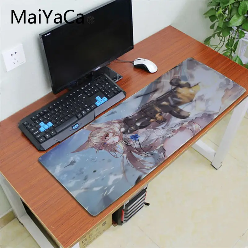 MaiYaCa G41 игровой коврик для мыши для ноутбука, для девочек, большая рекламная акция, игровой коврик для мыши для России, xl, клавиатура, ноутбук, ПК, ноутбук, Настольный коврик - Цвет: Lock Edge 30x60cm
