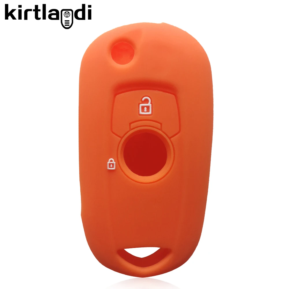 Silicone Key Case Remote Skin Car Key Cover For Opel Vauxhall Astra K Corsa E 2015-2 Button Holder Keychain Accessories