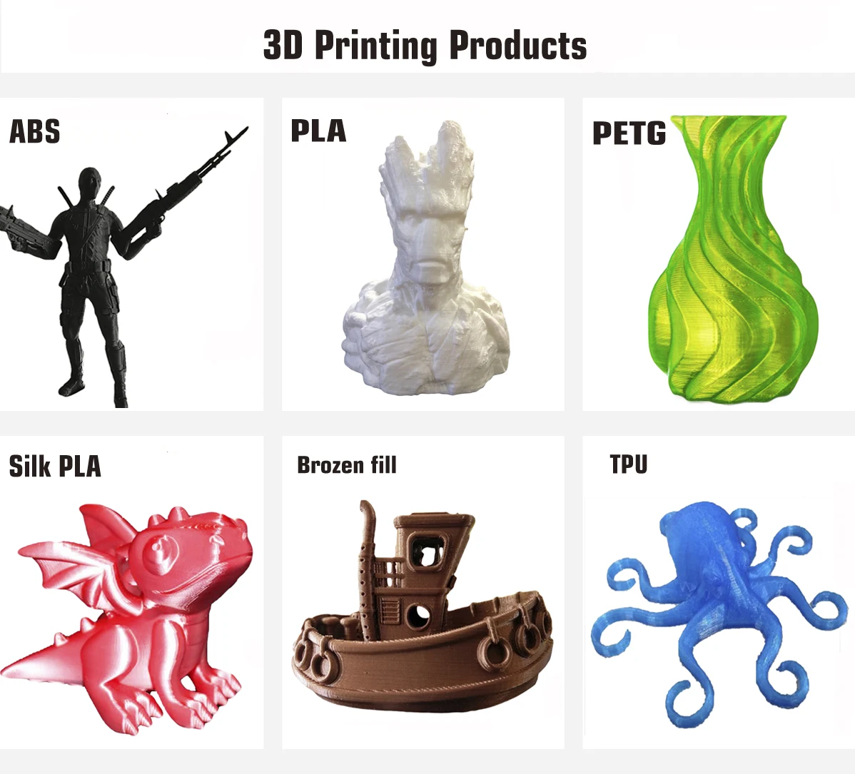 YOYI 1,75 мм нить 3D-принтера PETG 3d нить 1 кг катушка
