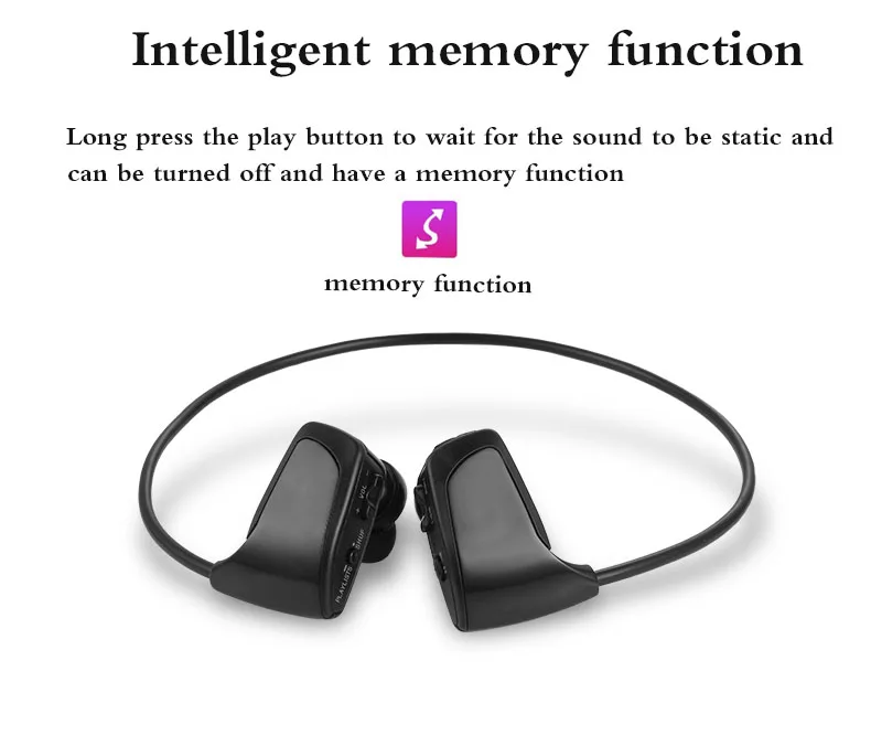Беспроводные наушники MP3 студенческие спортивные беговые беспроводные наушники одна машина MP3 носимый музыкальный плеер без потерь