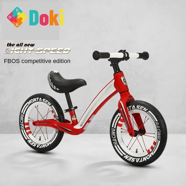 Doki Toy 2021 New Fashion Children's Balance Car Without Pedal Bicycle Slide 1-3-6 - Year - Old Baby Senior Scooter Bike 1