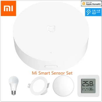 

2020 Xiaomi Mijia Mi Smart Sensor Set Mi Control Hub 2 Multi-Mode Gateway LED Bulb Downlight Light Sensor Xiomi Bluetooth MESH