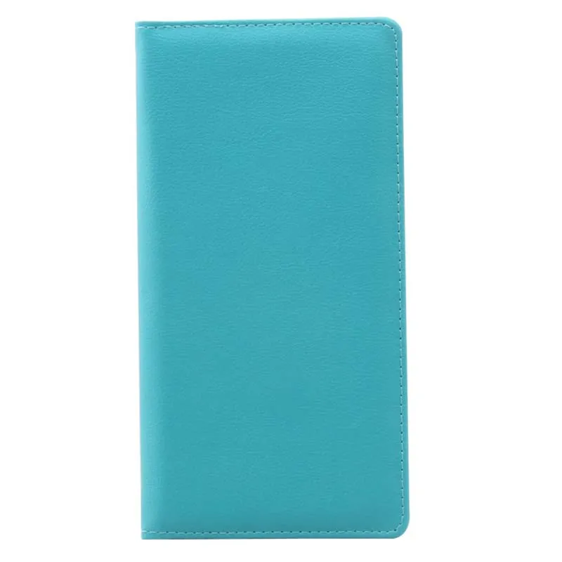 sky blue Длинные чехлы из искусственной кожи для паспорта, аксессуары для путешествий, ID Bank, сумка для кредитных карт, для мужчин и женщин, для паспорта, бизнес-держатель, кошелек - Цвет: sky blue