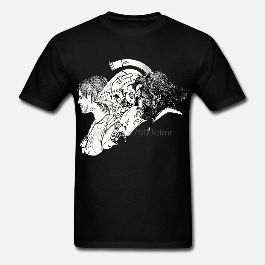 Kojima products MGS Metal gear однотонная хлопковая Футболка женская и мужская футболка |