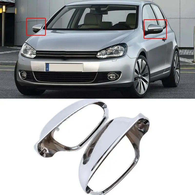 Для VW Golf Кролик для VW Jetta MK5 2006 2007 2008 2009 авто запчасти для авто боковые зеркала заднего вида боковое зеркало Обложка Chrome