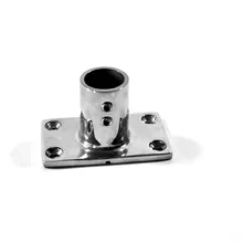 Из нержавеющей стали морские аксессуары из нержавеющей стали квадратная пробирка 90 градусов квадратная пробирка 22 мм 2