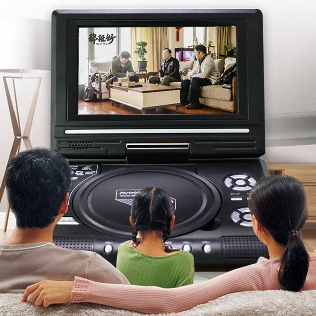 

Portable DVD Player Digital Multimedia Player with 25W Game FM MP3, WMA Radio Card 90-120 minutes JPEG Reader