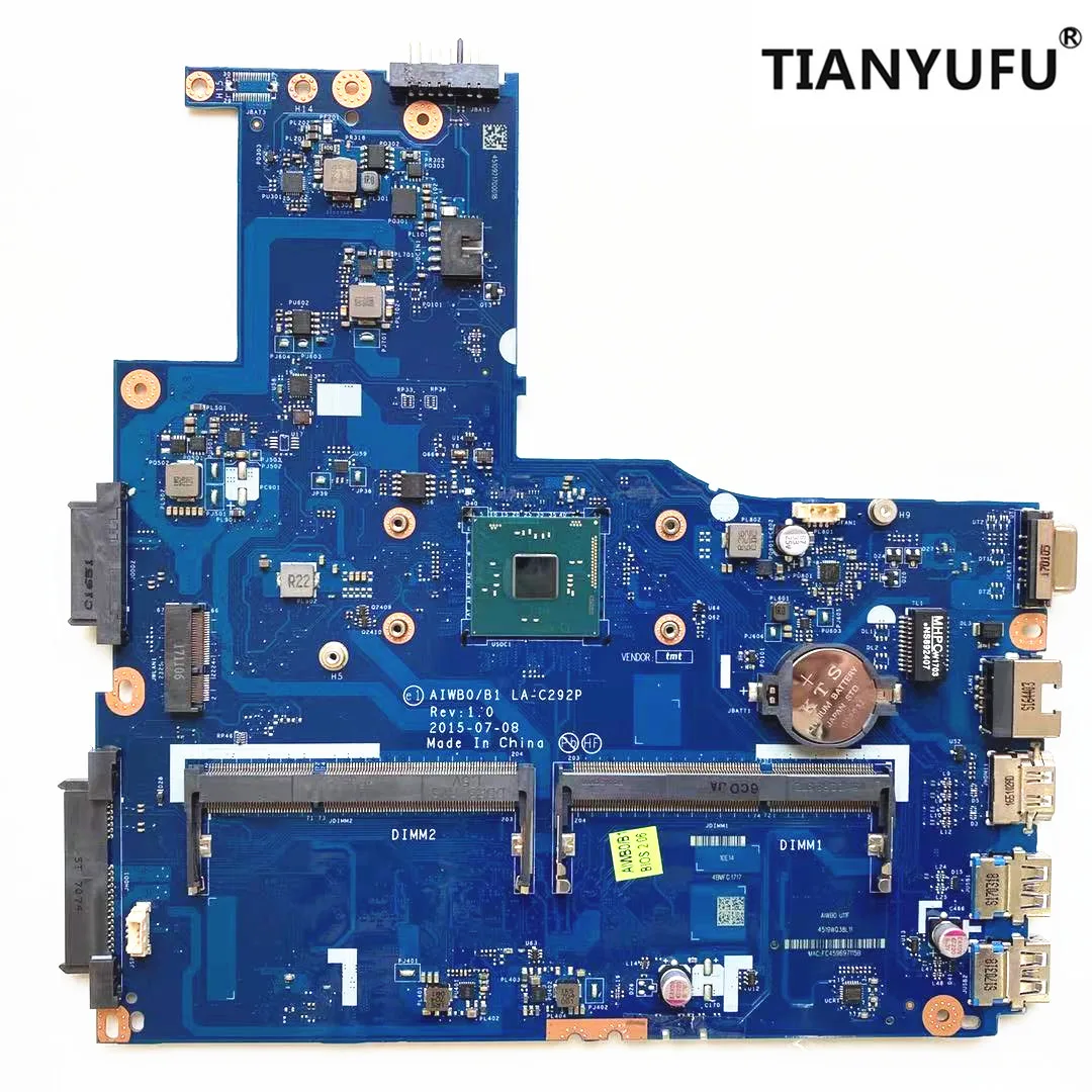 AIWBO/B1 LA C292P Laptop motherboard FOR LENOVO B41 30 motherboard with
