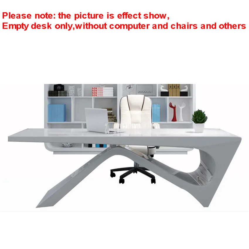 Simple Nordic Wooden Laptop Computer Table Special Shape Executor Manager's Office Desk Table Fashion Office Furniture White Simple Nordic Wooden Laptop Computer Table Special Shape Executor Manager's Office Desk Table Fashion Office Furniture White