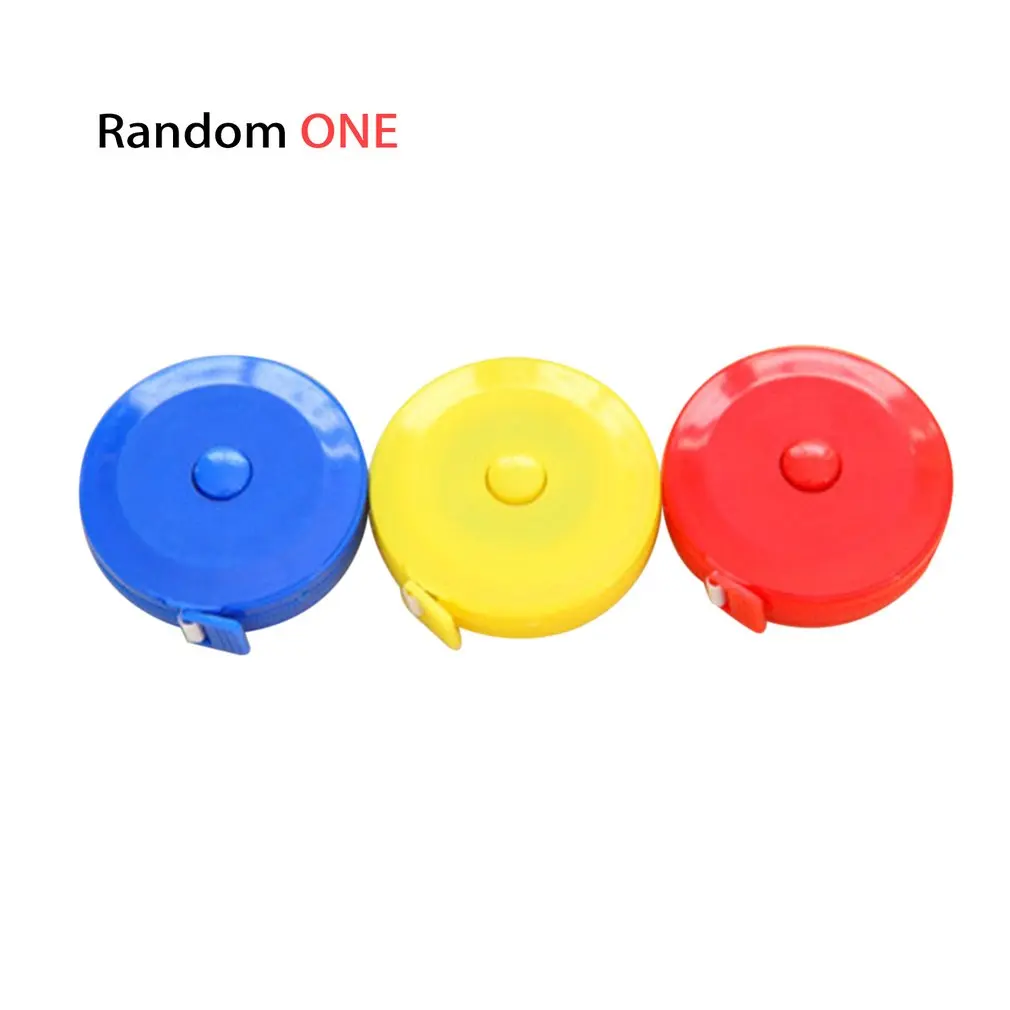 

1.5M Mini Auto Retractable Tape Measure Centimeter/Inch Ruler Flexible Candy Color Ruler Measuring Tape (Random Pattern)