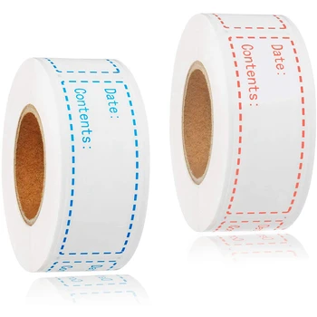 

300Pcs Removable Freezer Labels 1 x 3 Inch Food Storage Stickers, Refrigerator Freezer Paper Label Easy Clean