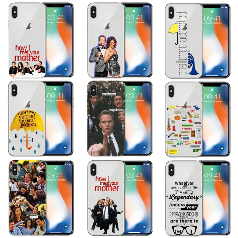 

How i met your mother himym quotes Phone Protective phone Case for iPhone 8 7 6 6S Plus X XS MAX XR 5 5S SE 5C Cover Ted Mosby