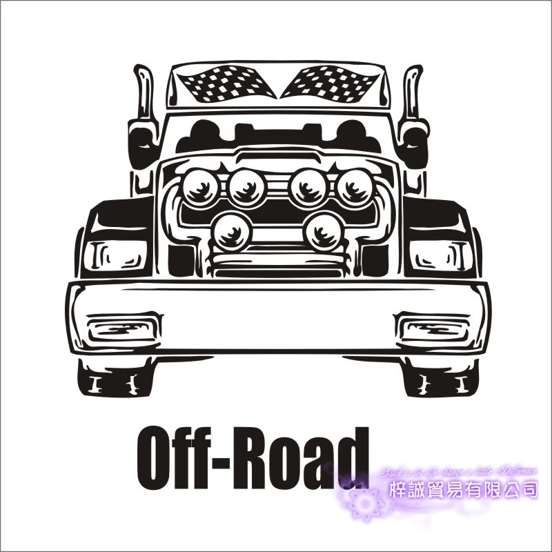 Car Sticker Off Road 4x4 SUV Vehicle Decal Classical Cars Posters Vinyl Wall Decals Pegatina Parede Decor Mural Car Sticker