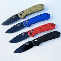 Bench made – couteau pliant tactique d'extérieur 565, couteaux militaires de poche pour le Camping et la défense de la sécurité, outil EDC Portable 