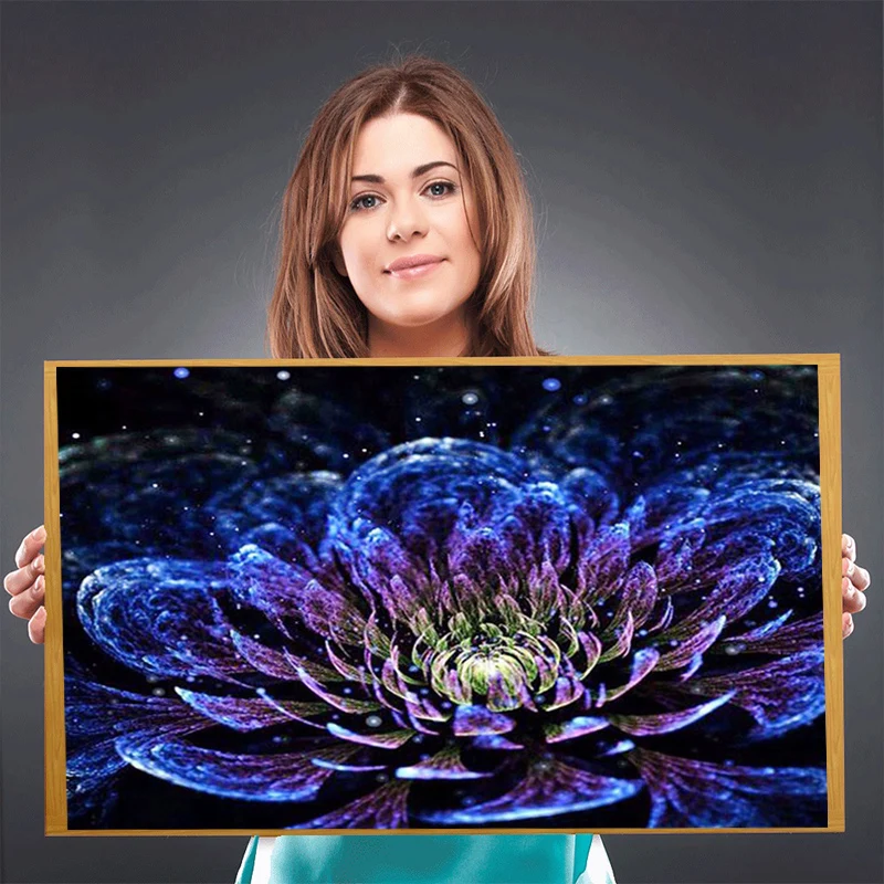 5D DIY Full Drill Diamond Painting Flower Cross Stitch Embroidery Mosaic $S1