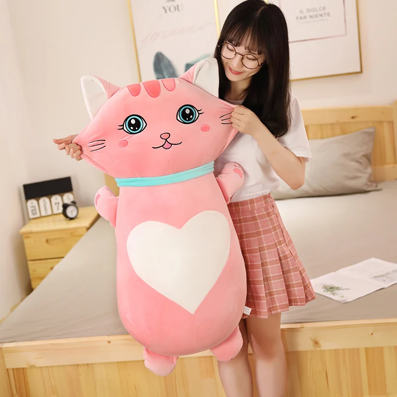 Дропшиппинг Kawaii Кот чучело плюшевый котенок мягкая игрушка Peluche милая кукла Kitty подушка для детей